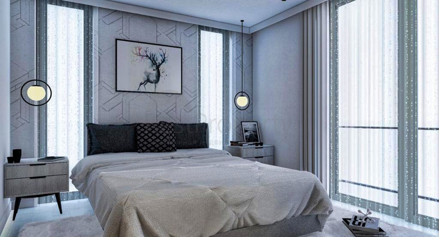 الفيلا تبعد 900 متر عن البحر و 600 متر عن بيليك