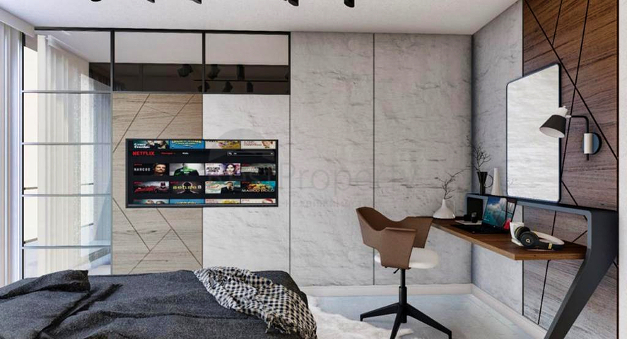 الفيلا تبعد 900 متر عن البحر و 600 متر عن بيليك