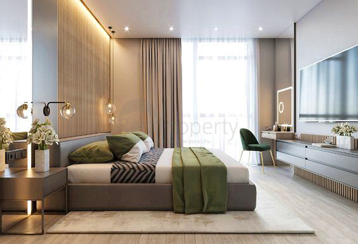 فيلا 5 + 1 بحمام سباحة في منطقة بيليك أنطاليا