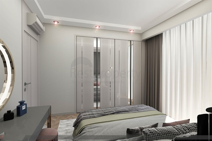 شقق 2+1 و 4+1 و 5+1 في وسط مدينة أنطاليا 