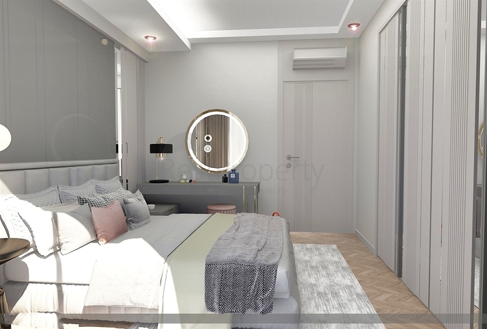 شقق 2+1 و 4+1 و 5+1 في وسط مدينة أنطاليا 