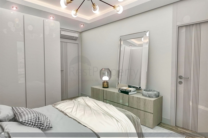 شقق 2+1 و 4+1 و 5+1 في وسط مدينة أنطاليا 