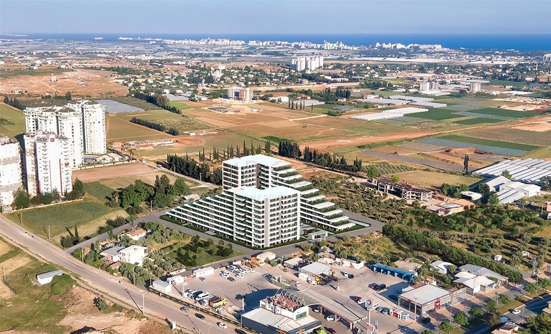 مشروع استثماري قيد الإنشاء في منطقة ألتينتاس-أنطاليا 