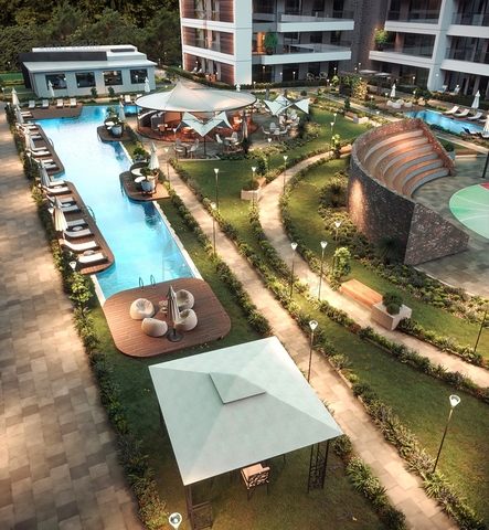 مشروع استثماري قيد الإنشاء في منطقة ألتينتاس-أنطاليا 