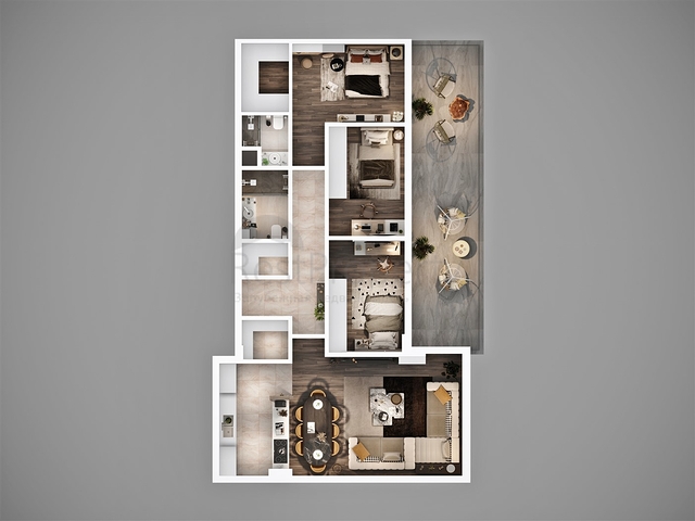 مشروع استثماري قيد الإنشاء في منطقة ألتينتاس-أنطاليا 