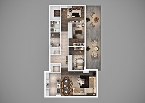 مشروع استثماري قيد الإنشاء في منطقة ألتينتاس-أنطاليا 