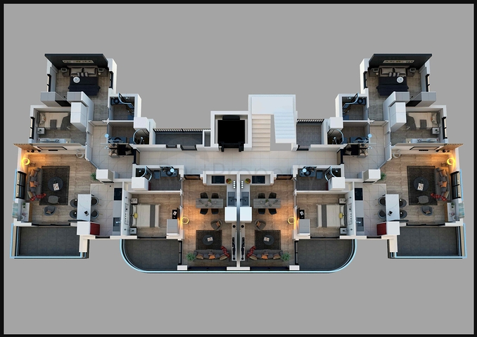 المباني التجارية في منطقة ألتينتاس - أنطاليا للبيع. 