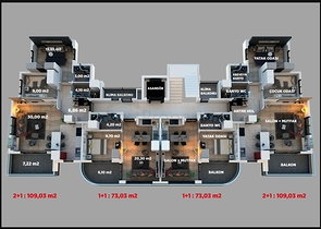 المباني التجارية في منطقة ألتينتاس - أنطاليا للبيع. 