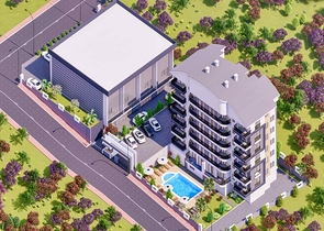 المباني التجارية في منطقة ألتينتاس - أنطاليا للبيع. 