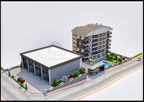 المباني التجارية في منطقة ألتينتاس - أنطاليا للبيع. 