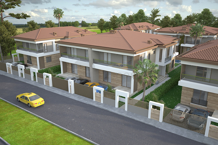 فيلات في منطقة دوشيميالتي المرموقة-أنطاليا  فيلات في منطقة دوشيميالتي المرموقة-أنطاليا