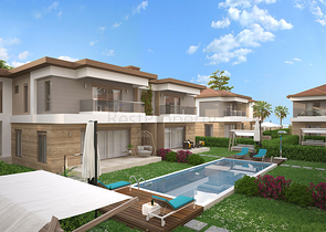 فيلات في منطقة دوشيميالتي المرموقة-أنطاليا  فيلات في منطقة دوشيميالتي المرموقة-أنطاليا