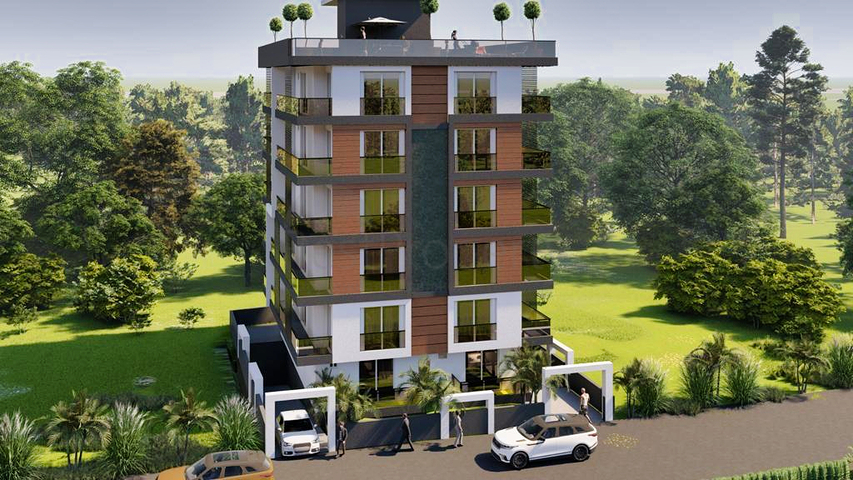 مشروع استثماري لشقق جديدة في مركز مدينة أنطاليا 