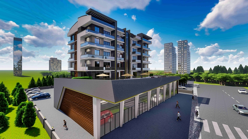 المباني التجارية في منطقة ألتينتاس-أنطاليا للبيع 