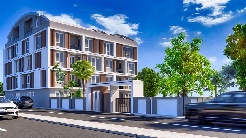 مشروع استثماري قيد الإنشاء في مركز مدينة أنطاليا 