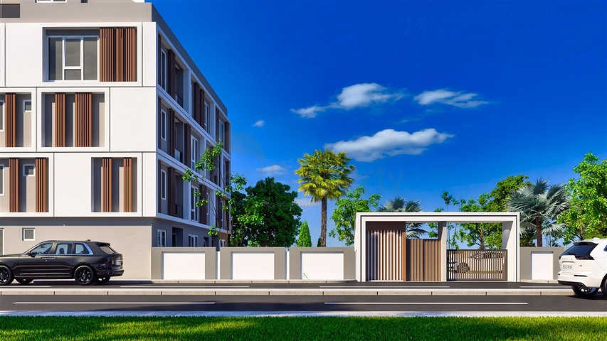 مشروع استثماري قيد الإنشاء في مركز مدينة أنطاليا 