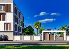 مشروع استثماري قيد الإنشاء في مركز مدينة أنطاليا 