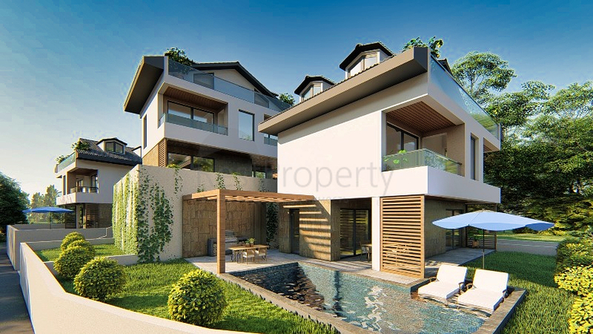 فيلا 4+1 قيد الإنشاء في منطقة فتحية 