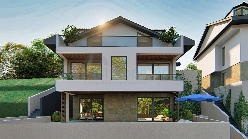 فيلا 4+1 قيد الإنشاء في منطقة فتحية 