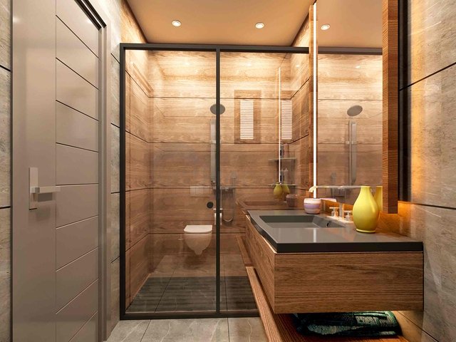 فلل في المجمع ، تخطيط 4 + 1 في منطقة دوشيميالتي-أنطاليا 