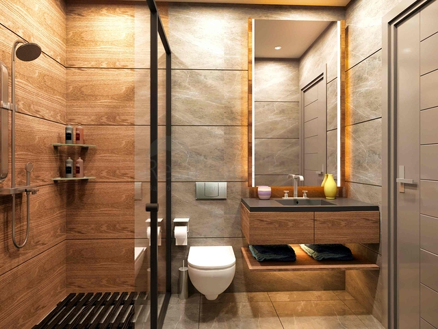 فلل في المجمع ، تخطيط 4 + 1 في منطقة دوشيميالتي-أنطاليا 