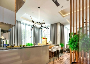 فلل في المجمع ، تخطيط 4 + 1 في منطقة دوشيميالتي-أنطاليا 