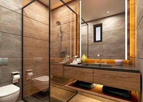 فلل في المجمع ، تخطيط 4 + 1 في منطقة دوشيميالتي-أنطاليا 