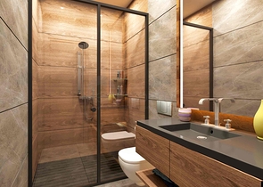 فلل في المجمع ، تخطيط 4 + 1 في منطقة دوشيميالتي-أنطاليا 