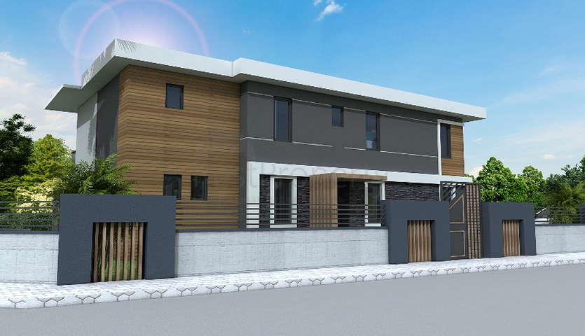 فيلا جديدة 4 + 1 في منطقة فتحية 