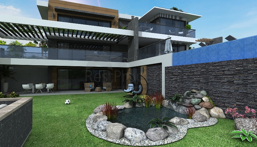 فيلا جديدة 4 + 1 في منطقة فتحية 