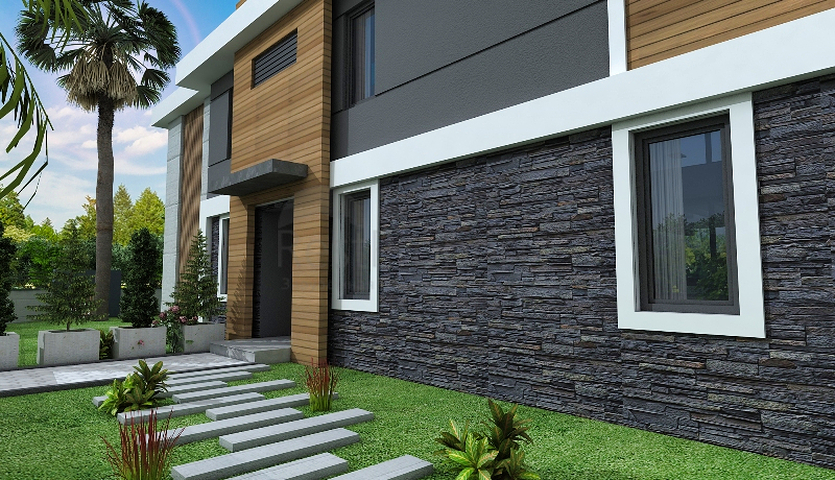 فيلا جديدة 4 + 1 في منطقة فتحية 