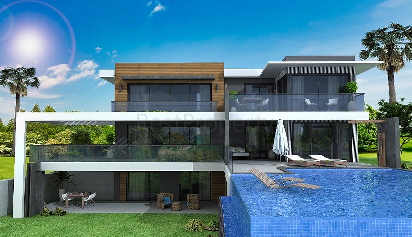 فيلا جديدة 4 + 1 في منطقة فتحية 