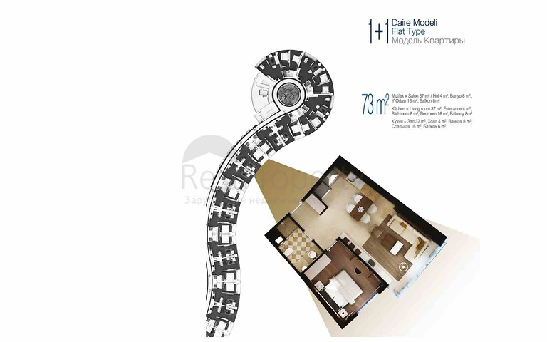 مشروع استثماري في منطقة كوندو-أنطاليا