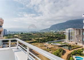 دوبلكس فاخرة ضمن مجمع حديث - قريبة من البحر / مهموتلار / الانيا 