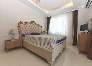 دوبلكس فاخرة ضمن مجمع حديث - قريبة من البحر / مهموتلار / الانيا 