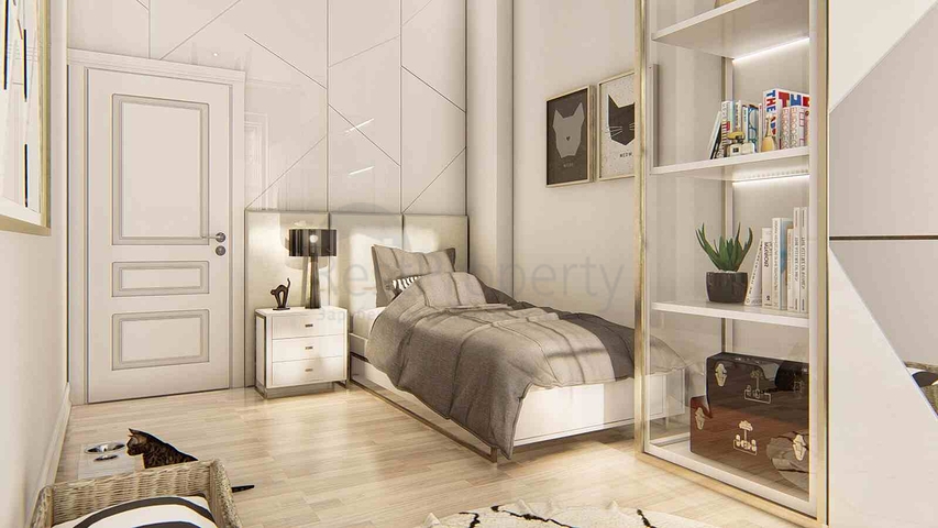 فيلا جديدة 4 + 1 في دوشيمالتي-منطقة أنطاليا 