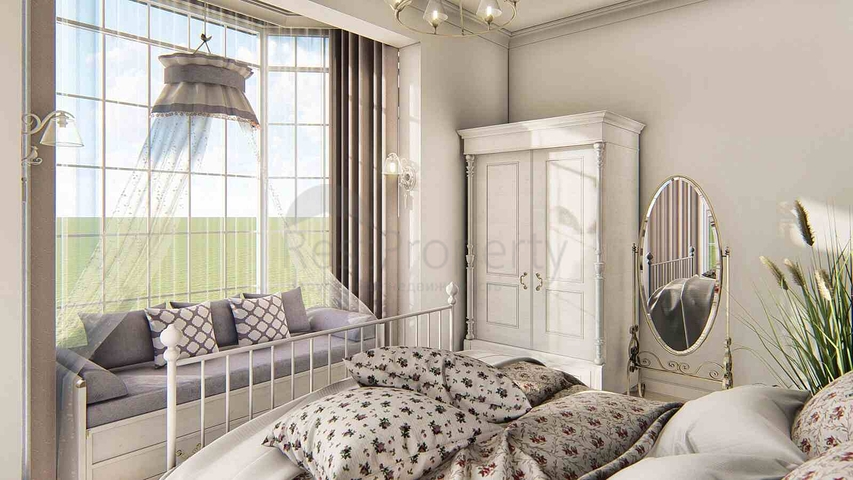 فيلا جديدة 4 + 1 في دوشيمالتي-منطقة أنطاليا 