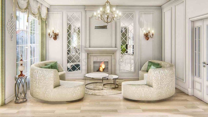 فيلا جديدة 4 + 1 في دوشيمالتي-منطقة أنطاليا 