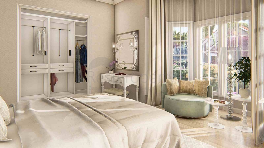 فيلا جديدة 4 + 1 في دوشيمالتي-منطقة أنطاليا 