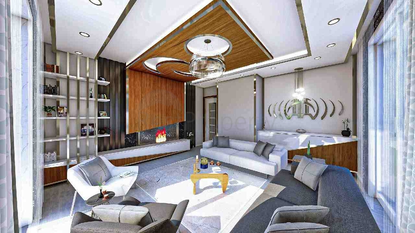 شقة دوبلكس 4 + 2 في كيبيز - منطقة أنطاليا 