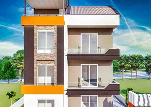 شقة دوبلكس 4 + 2 في كيبيز - منطقة أنطاليا 