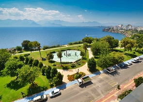 شقة 5 + 1 في حي لارا أنطاليا 