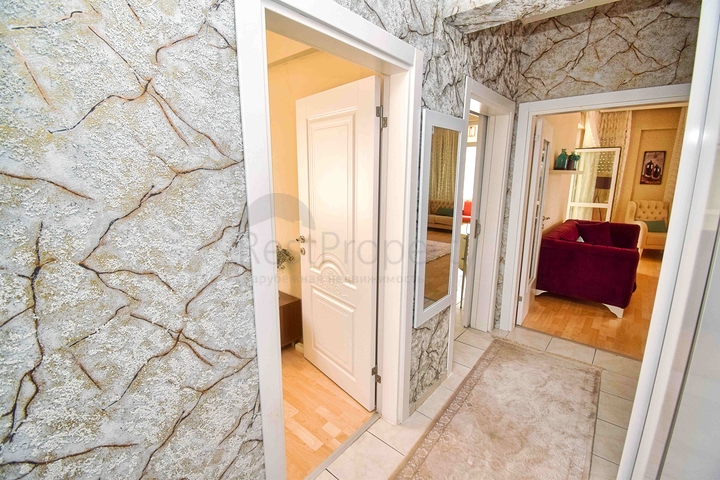 شقة 3 + 1 في حي لارا أنطاليا 