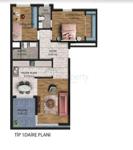 مشروع استثماري في منطقة التينتاس-أنطاليا 