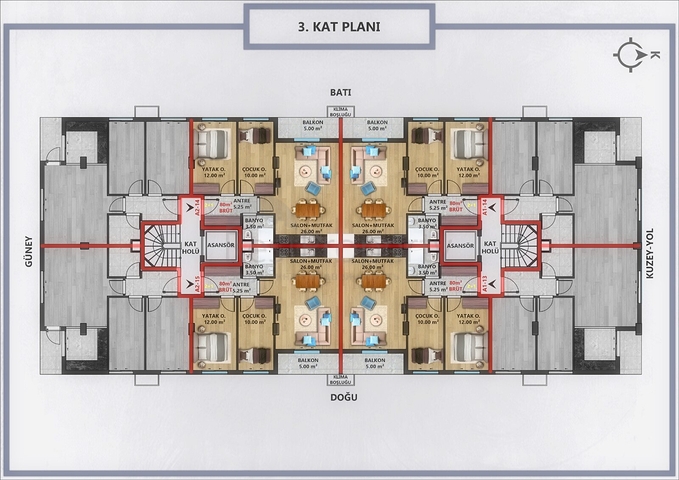 مشروع استثماري في مركز مدينة أنطاليا 