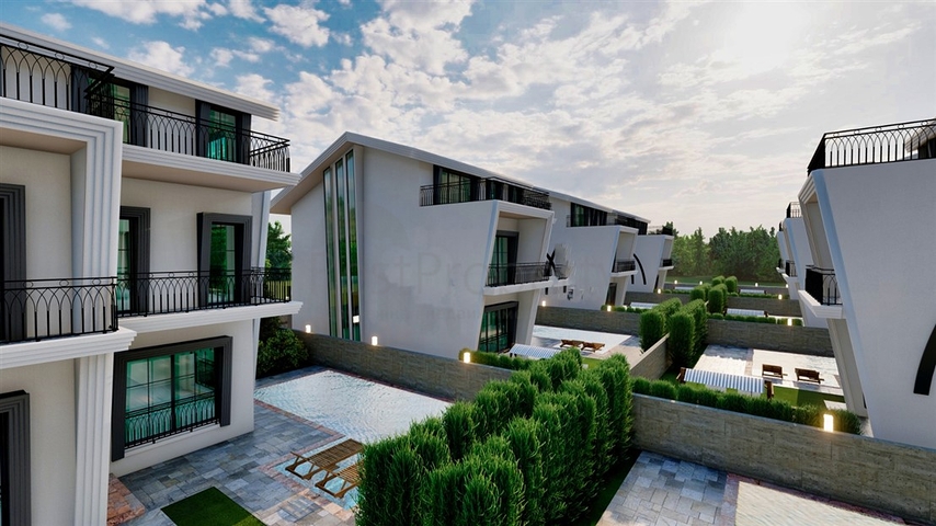 شقة مخطط طابق 5 + 3 في بيليك-منطقة أنطاليا 