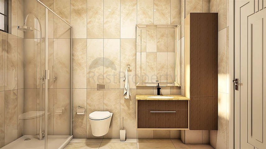 شقة مخطط طابق 5 + 3 في بيليك-منطقة أنطاليا 