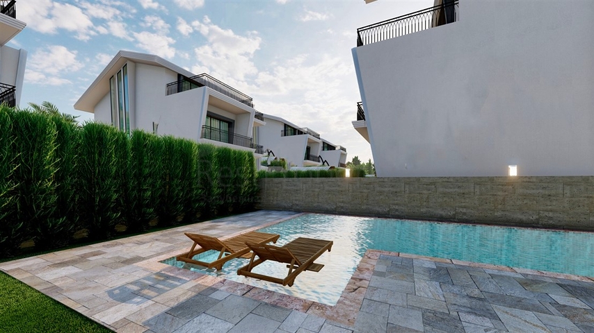 شقة مخطط طابق 5 + 3 في بيليك-منطقة أنطاليا 