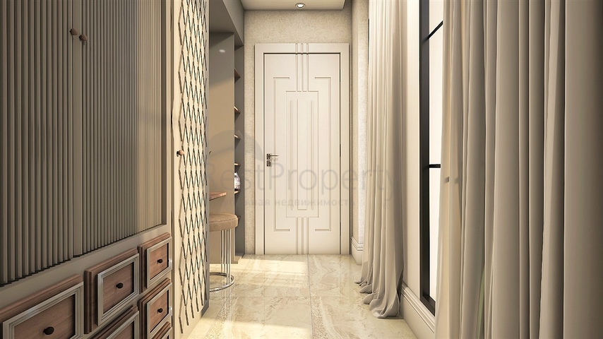 شقة مخطط طابق 5 + 3 في بيليك-منطقة أنطاليا 