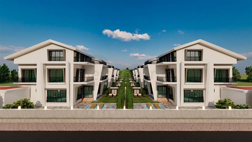 شقة مخطط طابق 5 + 3 في بيليك-منطقة أنطاليا 